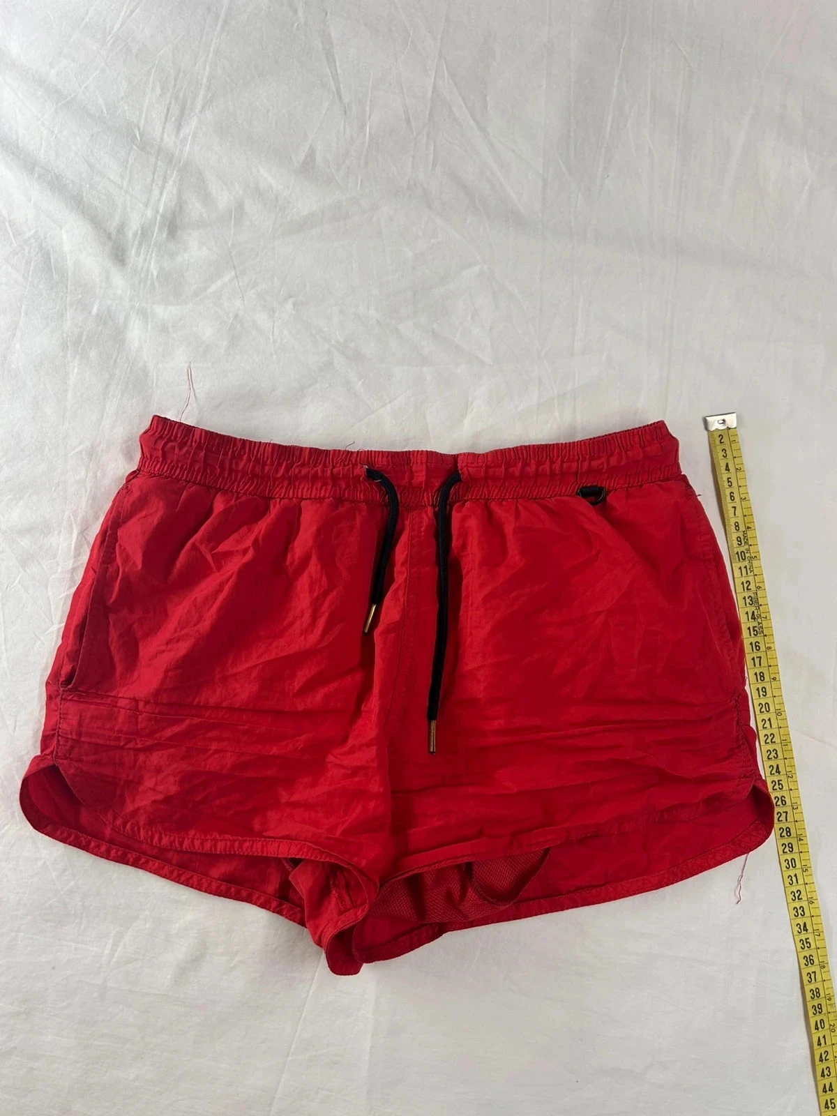 Short maillot de bain rouge bershka